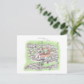 Buddha-Tempel von Cho-Khang in Lhasa 1902 Zeichnen Postkarte (Stehend Vorderseite)