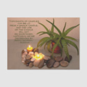 Buddha Template Zitat Stillleben Fotografie Seidenpapier (Vorderseite)