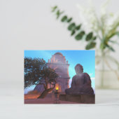 Buddha Temple Zen Haiku Postcard Postkarte (Stehend Vorderseite)