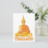 Buddha Thailand Postkarte (Stehend Vorderseite)