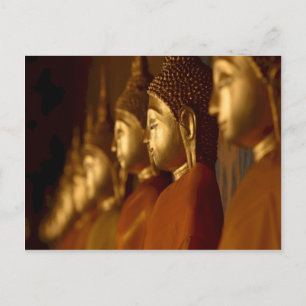 Buddha Thailand Wat / Temple Tranquility Serenity Postkarte