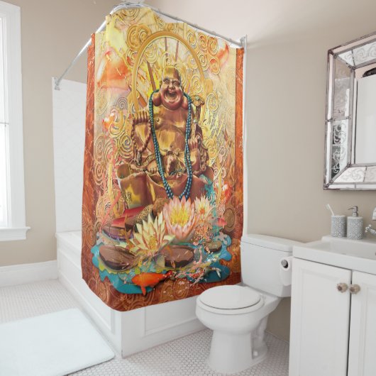 BUDDHA THE ENLIGHTONE DUSCHVORHANG (Beispiel)