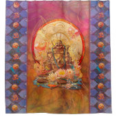 BUDDHA THE ENLIGHTONE DUSCHVORHANG (Vorderseite)