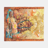 BUDDHA THE ENLIGHTONE FLEECEDECKE (Vorderseite (Horizontal))