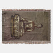 Buddha Throw Blanket Decke (Vorderseite)