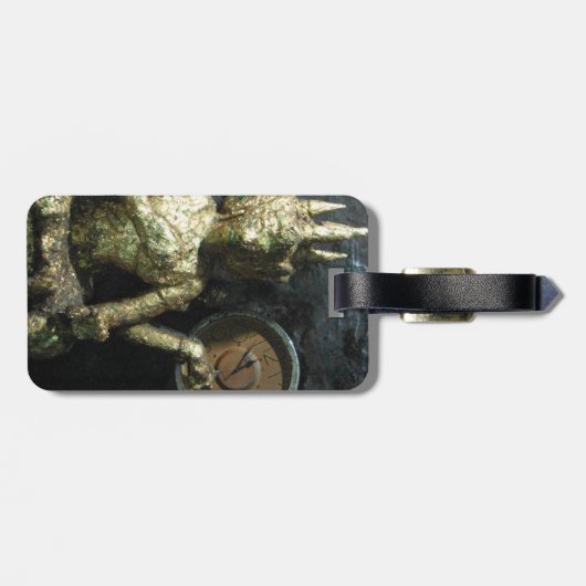 Buddha Time ... Thailand Gepäckanhänger (Rückseite horizontal)