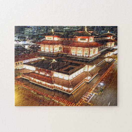 Buddha Tooth Relic Singapore. Puzzle (Horizontal)