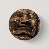 Buddha Totem Angkor Wat Cambodia Badge Button (Vorderseite)