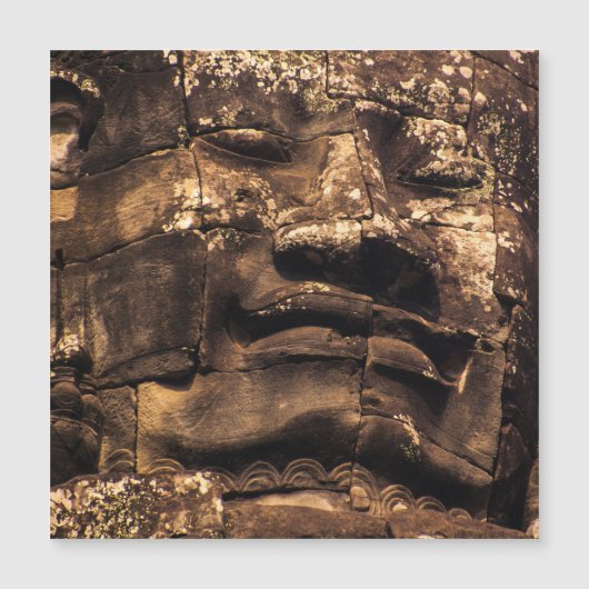 Buddha Totem Angkor Wat Magnet Card (Vorderseite)