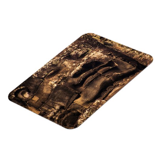 Buddha Totem Angkor Wat Magnet – Rounded Rectangle (Linke Seite)