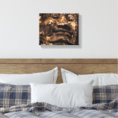 Buddha Totem at Angkor Wat - Canvas Wall ART Leinwanddruck (Insitu (Schlafzimmer))