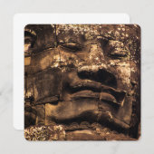 Buddha Totem at Angkor Wat - Greeting card (Vorne/Hinten)