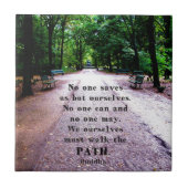 Buddha-Trassenangebot Fliese (Vorderseite)