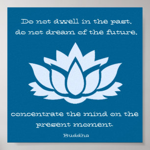 Buddha-Traum-Zitat-inspirierend Plakat