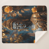 Buddha Ultra Soft Sherpa Blanket Sherpadecke (Vorderseite (Horizontal))