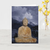 Buddha und Blaue Berge Karte (Gelbe Blume)
