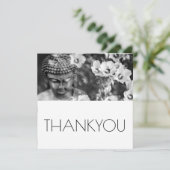 BUDDHA UND BLUME DANKIE FLACHKARTE DANKESKARTE (Stehend Vorderseite)