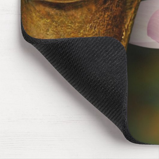 Buddha und Blume Mousepad (Ecke)