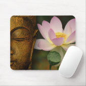 Buddha und Blume Mousepad (Mit Mouse)