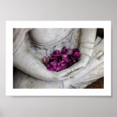 BUDDHA UND BLUME STATUE POSTER (Vorne)