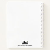 Buddha und der Schmetterling Notizblock (Rückseite)