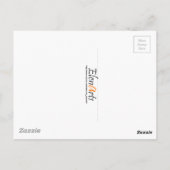 Buddha und Mond Postkarte (Rückseite)