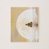 Buddha und Mond Puzzle (Vertikal)