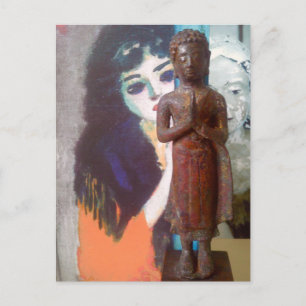 Buddha und Postkarten