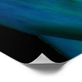 Buddha und rosa Wasserlilie Poster (Ecke)