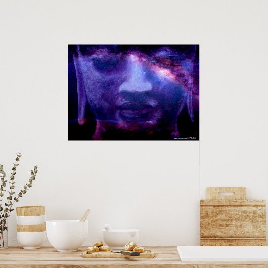 Buddha Universe Poster (Küche)