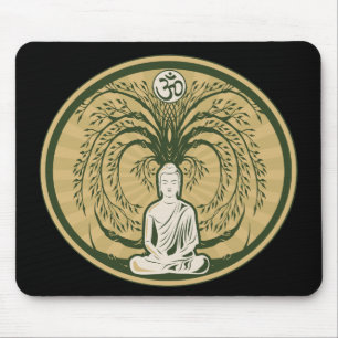 Buddha unter dem Bodhi Baum Mousepad