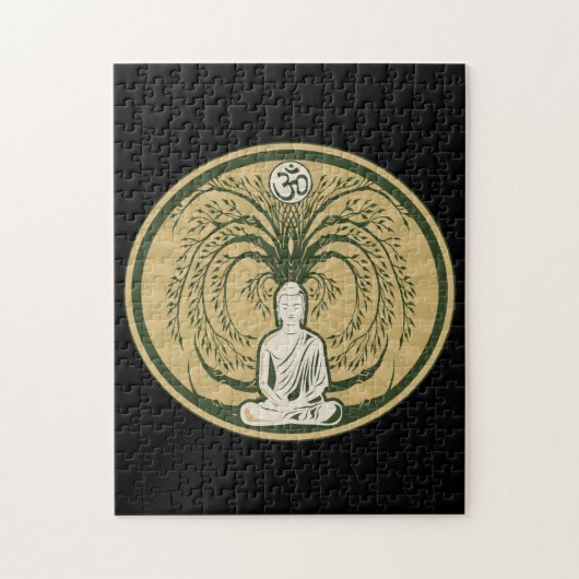 Buddha unter dem Bodhi Baum Puzzle (Vertikal)