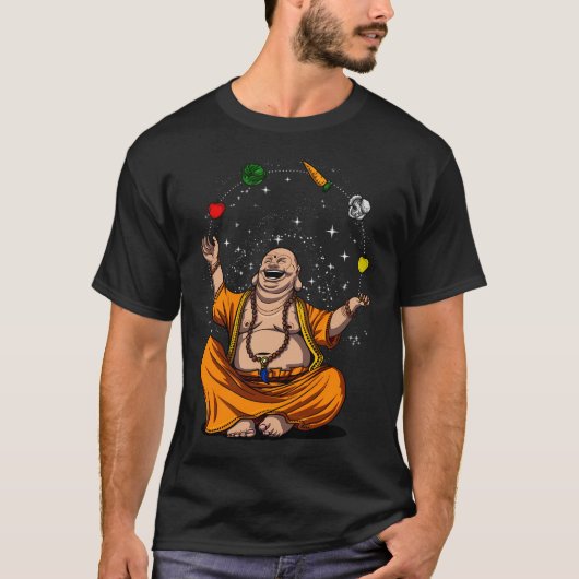 Buddha Vegan Meditation T-Shirt (Vorderseite)