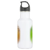 Buddha vermitteln edelstahlflasche (Rückseite)