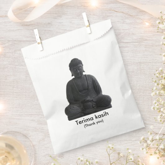 Buddha vermitteln geschenktütchen (Ausgeschnitten)