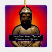 Buddha vermitteln keramikornament (Vorderseite)