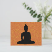 Buddha vermitteln postkarte (Stehend Vorderseite)