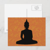 Buddha vermitteln postkarte (Vorne/Hinten)