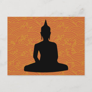 Buddha vermitteln postkarte