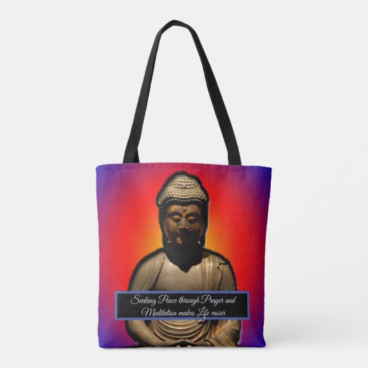 Buddha vermitteln tasche (Rückseite)