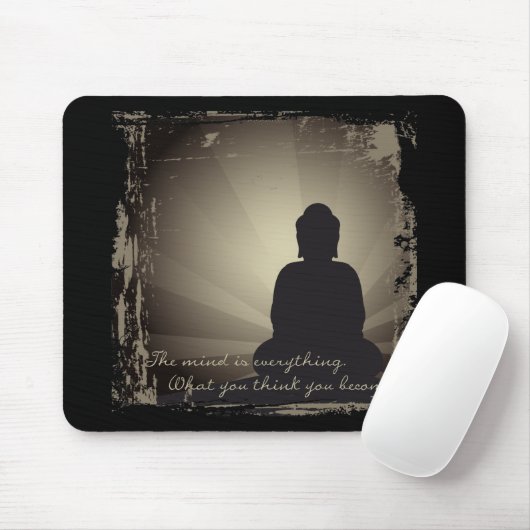 Buddha-Verstand ist alles Mousepad (Mit Mouse)