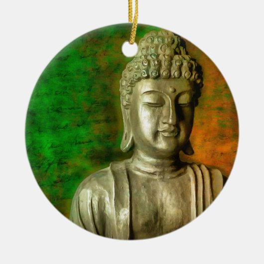 Buddha-Verstand Keramik Ornament (Vorne)