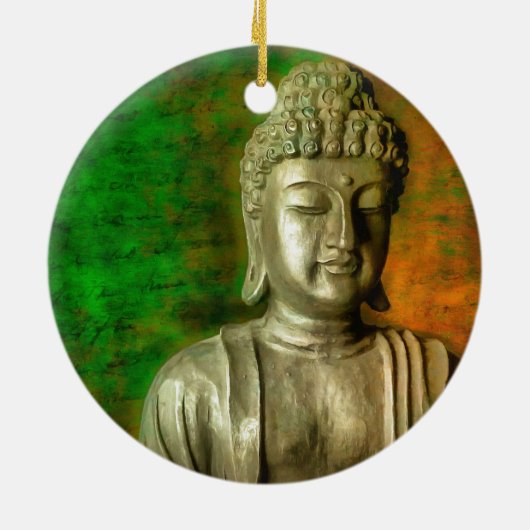 Buddha-Verstand Keramik Ornament (Hinten)