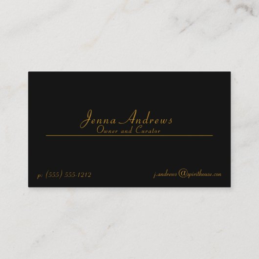 Buddha-Verstand Visitenkarte (Rückseite)