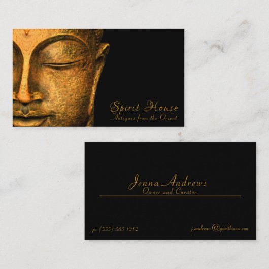 Buddha-Verstand Visitenkarte (Vorne/Hinten)