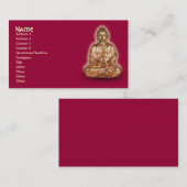 Buddha Visitenkarte (Vorne/Hinten)