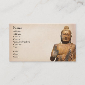 Buddha Visitenkarte