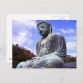 Buddha von Kamikura 2- Postkarte (Vorne/Hinten)