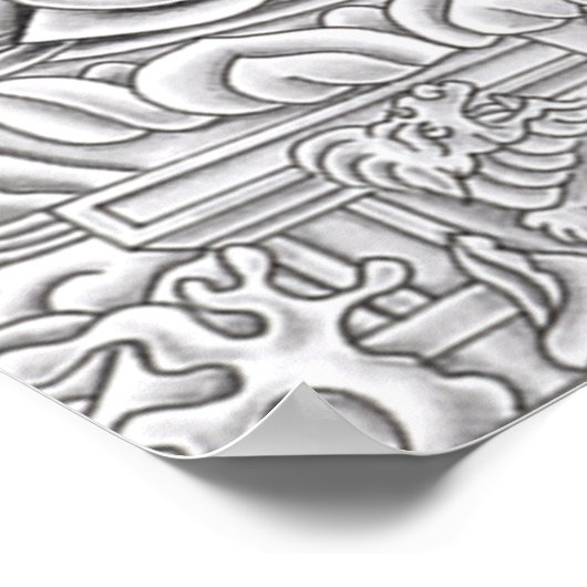 Buddha von Mitgefühl Print Poster (Ecke)