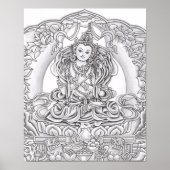 Buddha von Mitgefühl Print Poster (Vorne)